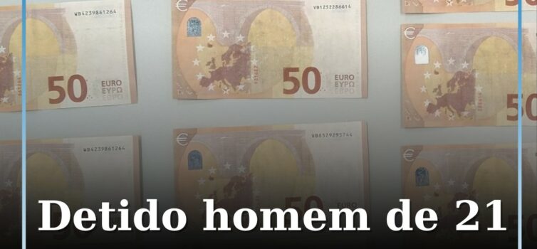 Detido por passagem de notas falsas