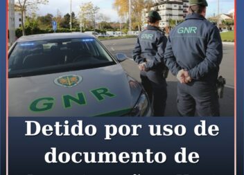 Detido por uso de documento de identificação alheio