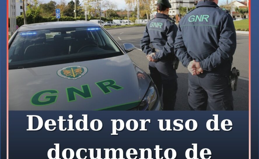 Detido por uso de documento de identificação alheio
