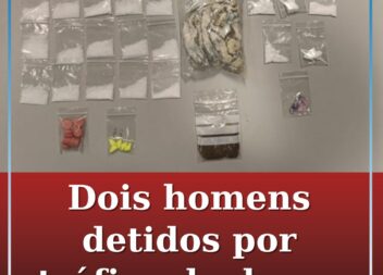 Detidos por tráfico de droga: mais de 200 doses apreendidas