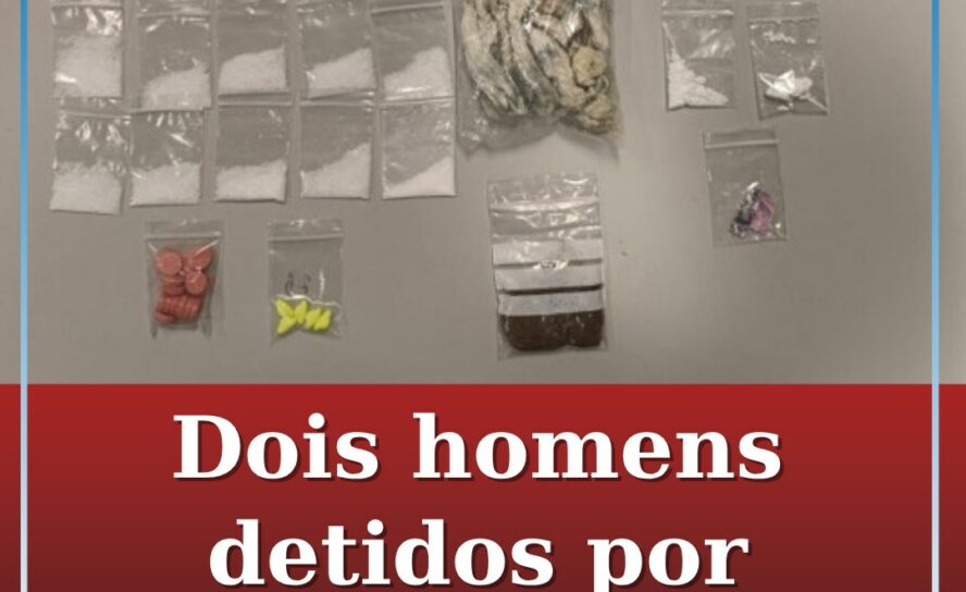 Detidos por tráfico de droga: mais de 200 doses apreendidas