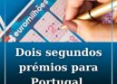 Dois apostadores portugueses vencem segundo prémio do Euromilhões
