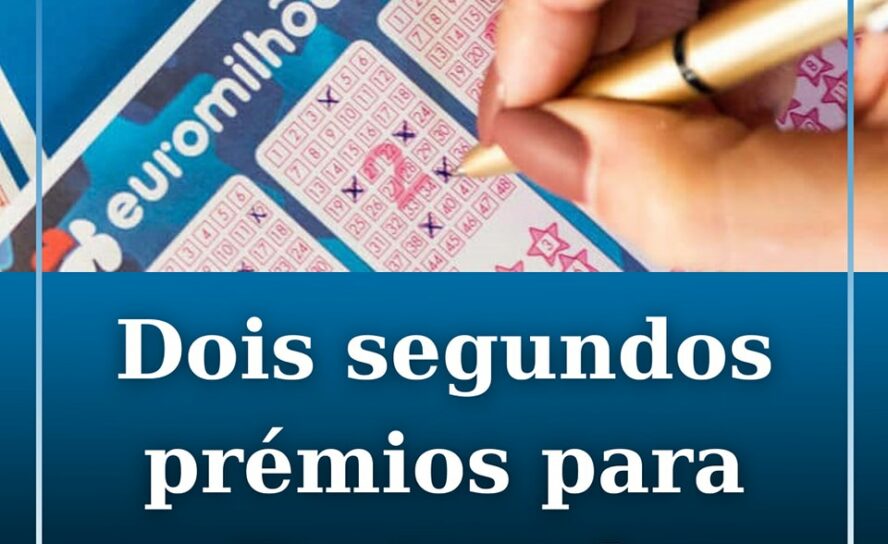 Dois apostadores portugueses vencem segundo prémio do Euromilhões