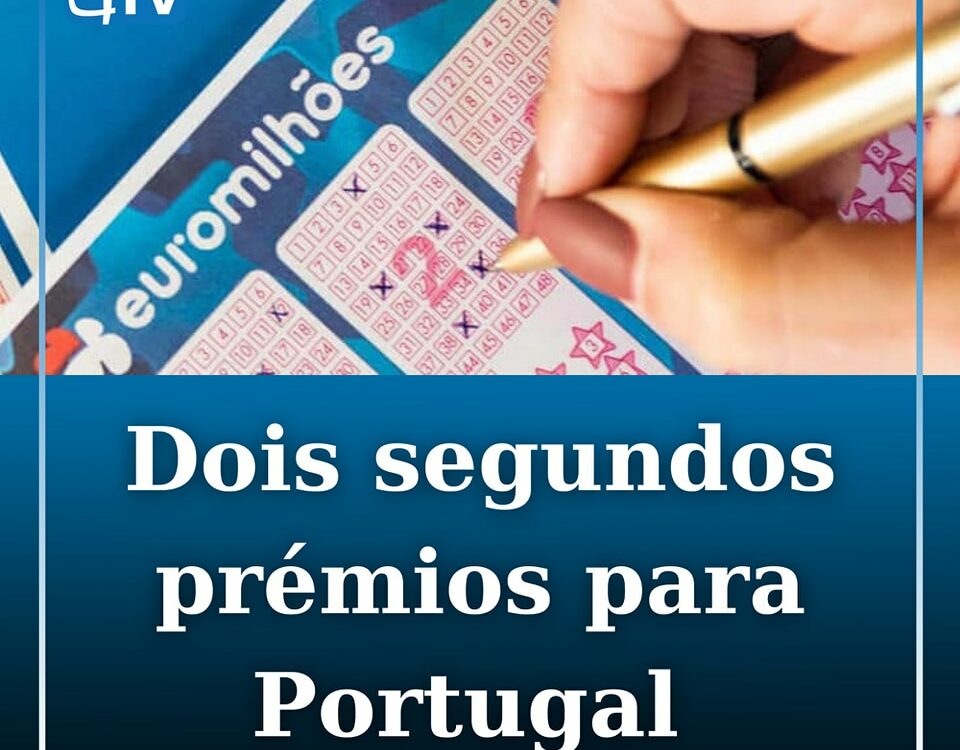 Dois apostadores portugueses vencem segundo prémio do Euromilhões