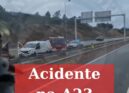 Dois feridos em acidente na A23