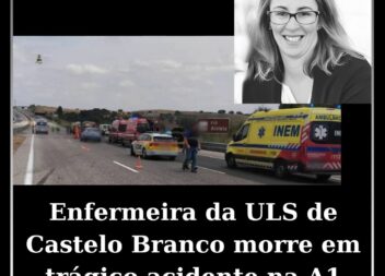 Enfermeira de Castelo Branco morre em despiste na A1 em Santarém