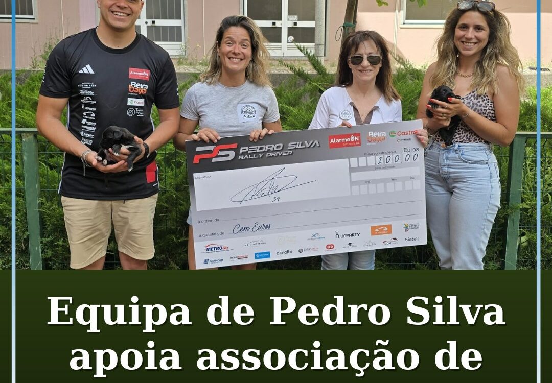 Equipa de Pedro Silva apoia associação de animais