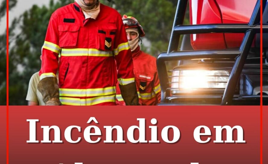 Incêndio deflagra em Almaceda