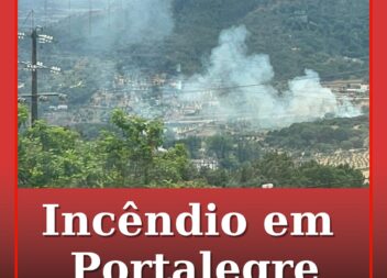 Incêndio mobiliza mais de 50 operacionais em Água de Prata