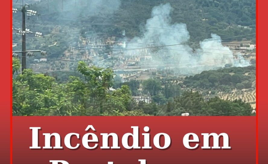 Incêndio mobiliza mais de 50 operacionais em Água de Prata
