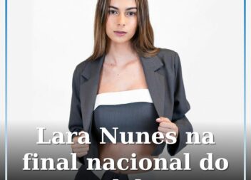 Lara Nunes na final nacional do Top Model Europe