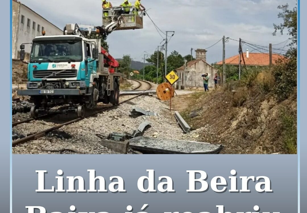 Linha da Beira Baixa reabre após acidente em Alpedrinha