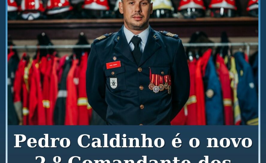 Pedro Caldinho é o novo 2.º Comandante dos Bombeiros Voluntários do Fundão