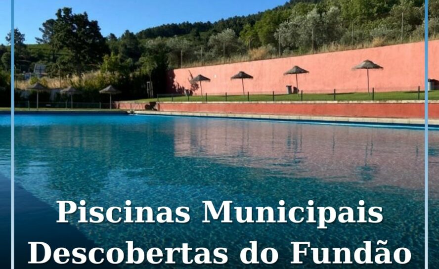 Piscinas Municipais Descobertas do Fundão reabrem a 14 de junho