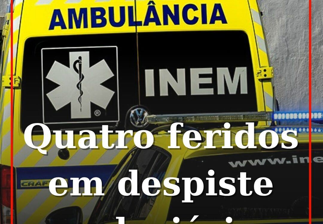 Quatro feridos em acidente em Idanha-a-Nova