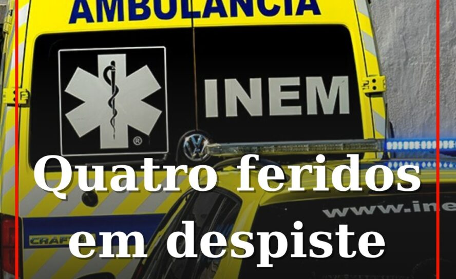 Quatro feridos em acidente em Idanha-a-Nova