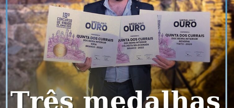 Quinta dos Currais conquista três medalhas de Ouro