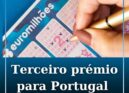 Terceiro prémio, de quase 27 mil euros, sai a apostador português