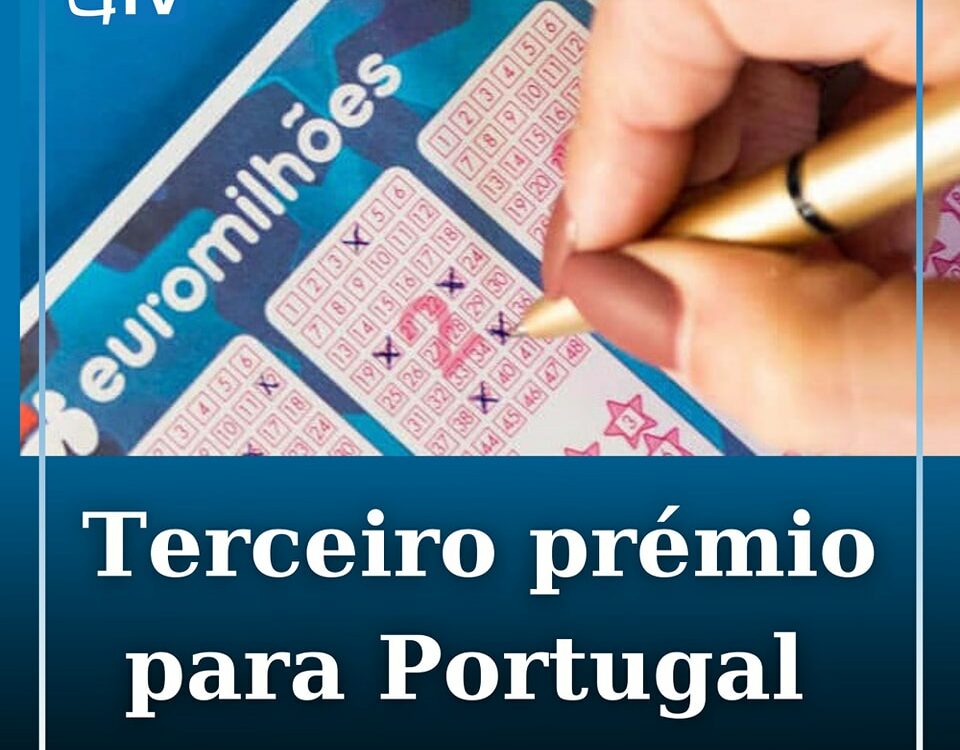 Terceiro prémio, de quase 27 mil euros, sai a apostador português