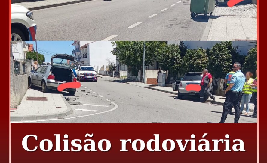 Colisão rodoviária em Castelo Branco