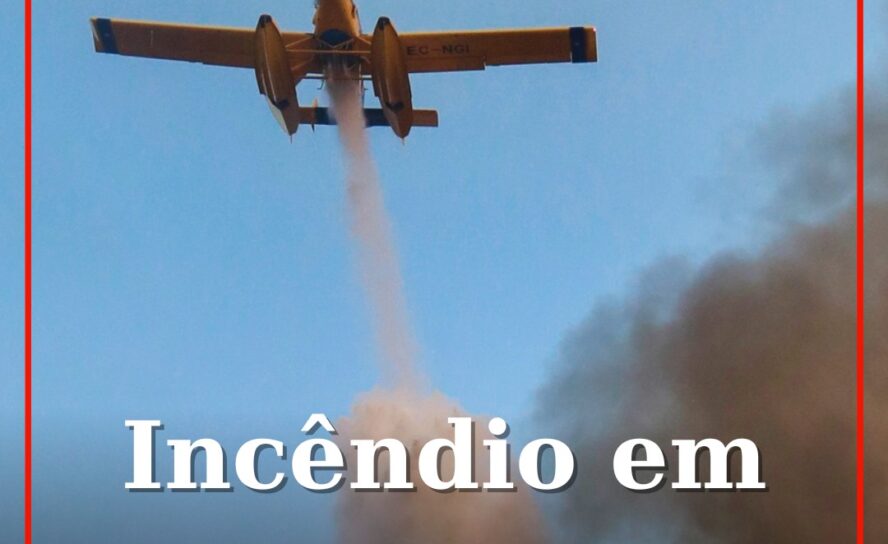 Incêndio em Castelo Branco mobiliza oito meios aéreos