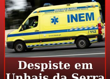 Acidente em Unhais da Serra