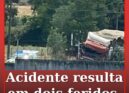 Acidente resulta em dois feridos
