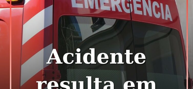Acidente resulta em ferido grave