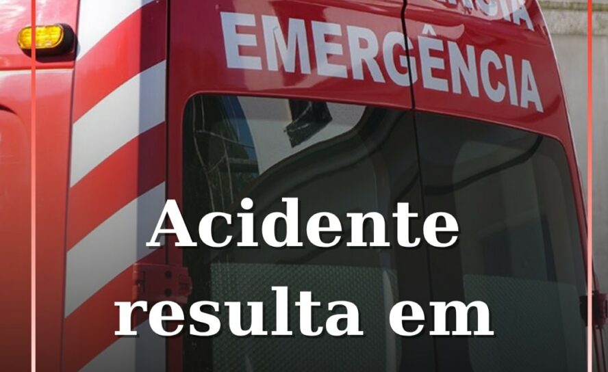 Acidente resulta em ferido grave