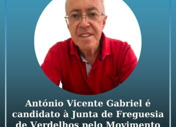 António Vicente Gabriel é candidato à Junta de Freguesia de Verdelhos