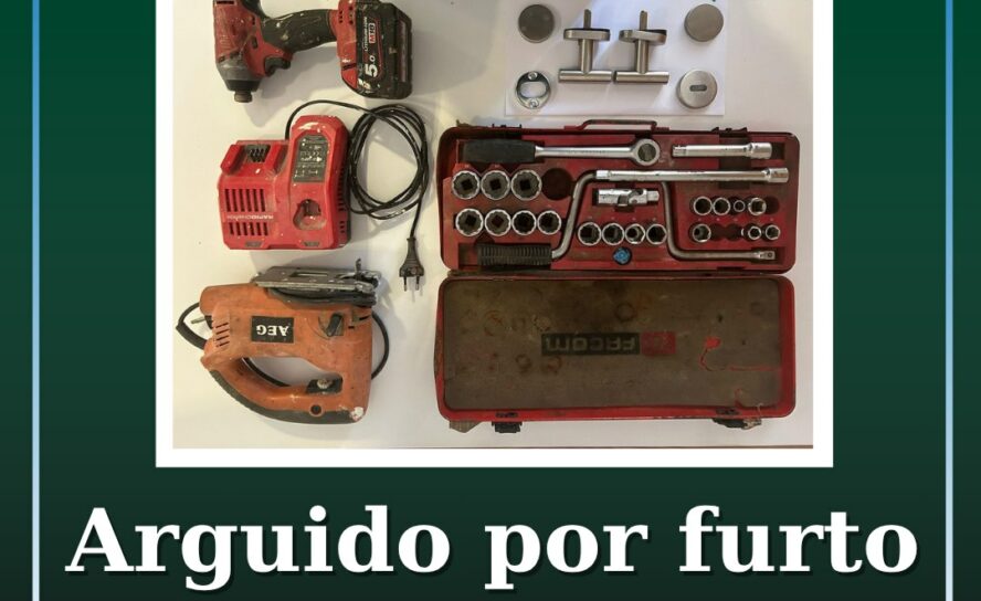 Arguido por furto em residência