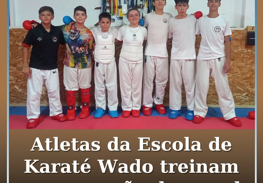 Atletas da Escola de Karaté Wado treinam com campeão do mundo