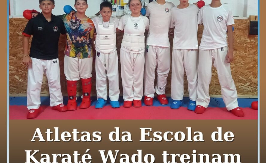 Atletas da Escola de Karaté Wado treinam com campeão do mundo