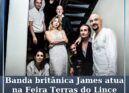Banda britânica James atua na Feira Terras do Lince em Penamacor