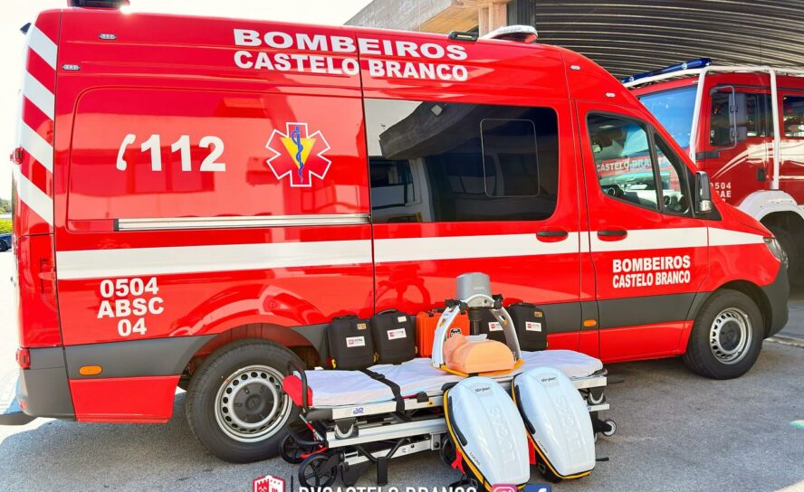Bombeiros Voluntários de Castelo Branco reforçam meios na emergência pré-hospita