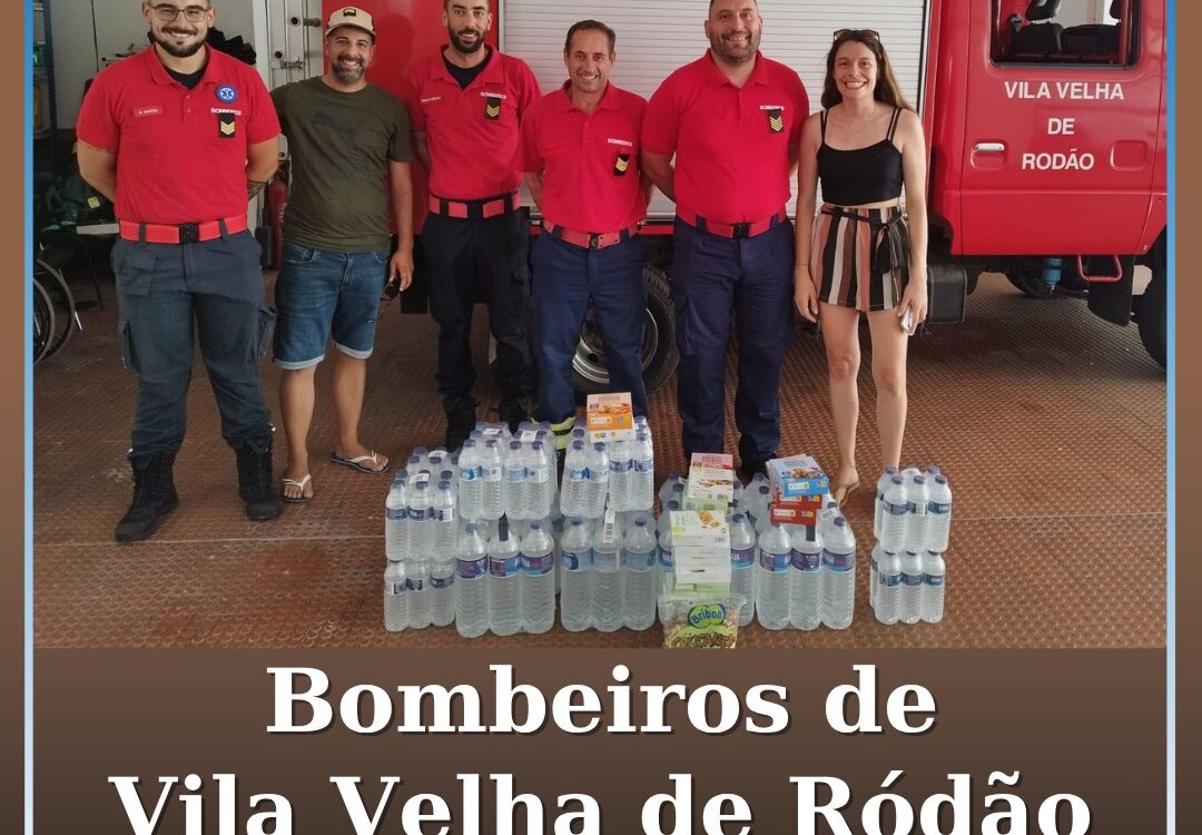 Bombeiros Voluntários de Vila Velha de Ródão recebem donativos