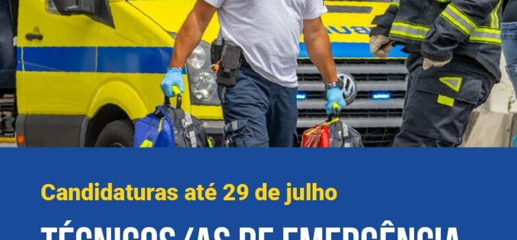 Candidaturas abertas para Técnico de Emergência Pré-Hospitalar do INEM