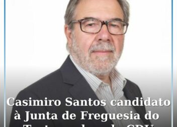 Casimiro Santos candidato à Junta de Freguesia do ​Tortosendo pela CDU