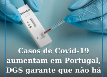 Casos de Covid-19 aumentam em Portugal