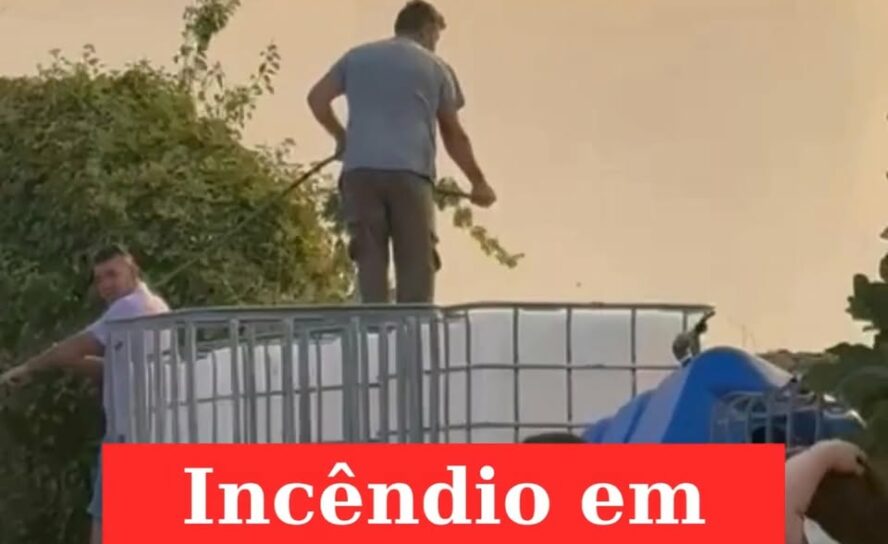 Cerca de 250 operacionais combatem incêndio