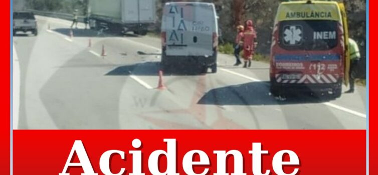 Colisão faz um ferido na A23