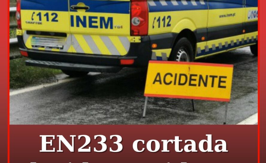 Colisão rodoviária em Castelo Branco