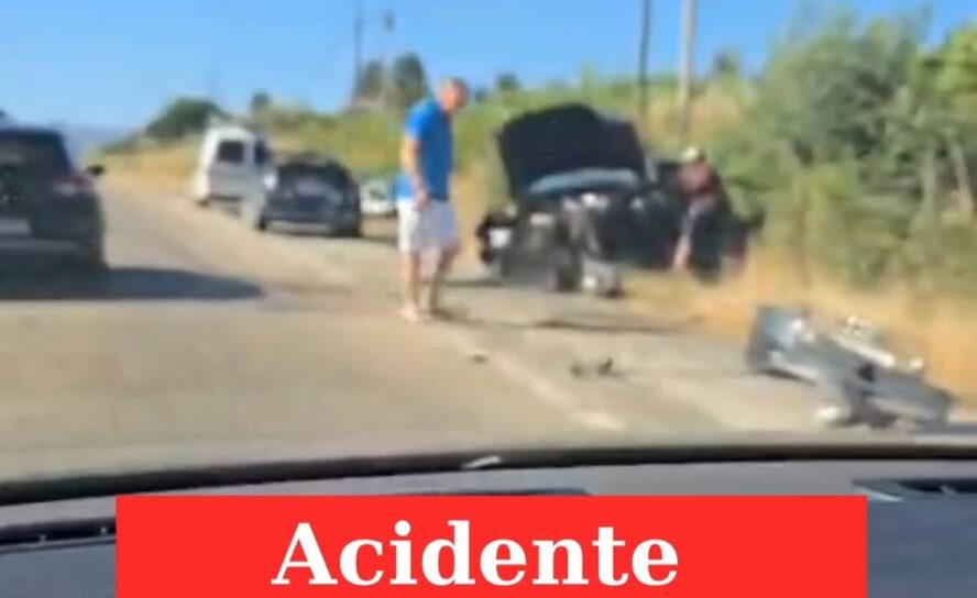 Colisão rodoviária na Covilhã