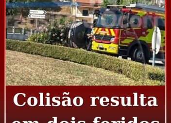 Colisão rodoviária na Sertã