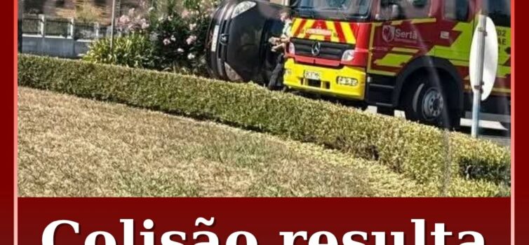 Colisão rodoviária na Sertã