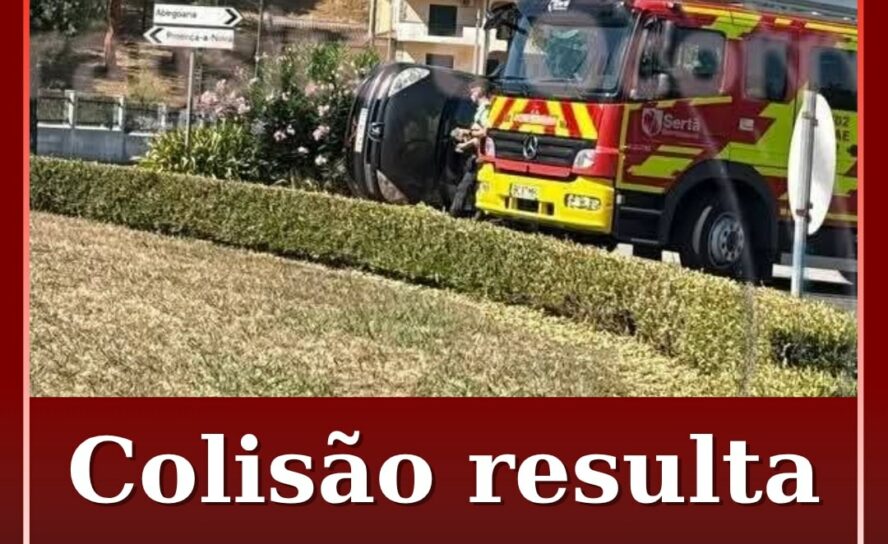 Colisão rodoviária na Sertã