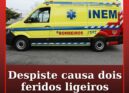 Despiste causa dois feridos ligeiros
