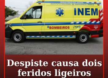 Despiste causa dois feridos ligeiros