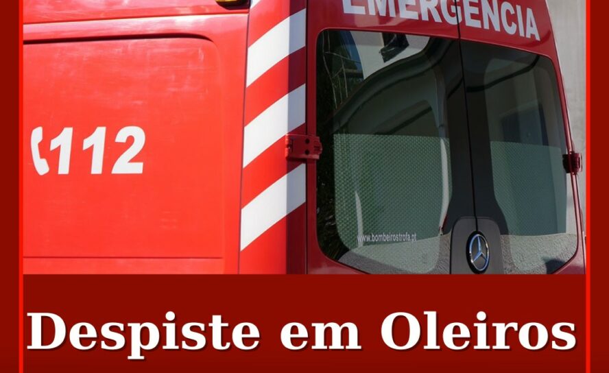 Despiste de motociclo em Oleiros