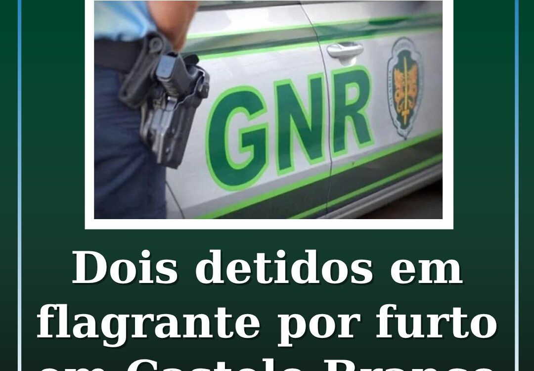 Dois detidos em flagrante por furto de metais não preciosos
